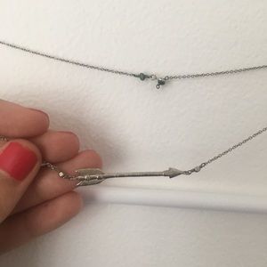 Anthropologie Arrow Necklace